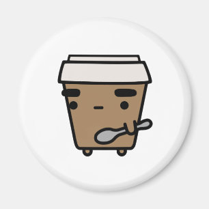 Koffie en speer magneet