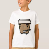 Koffie en speer t-shirt (Voorkant)