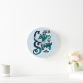 Koffie en spleet de dingen ronde klok (Huis)