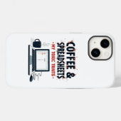 Koffie en spreadsheets: Mijn giftige eigenschappen Case-Mate iPhone Case (Achterkant (horizontaal))