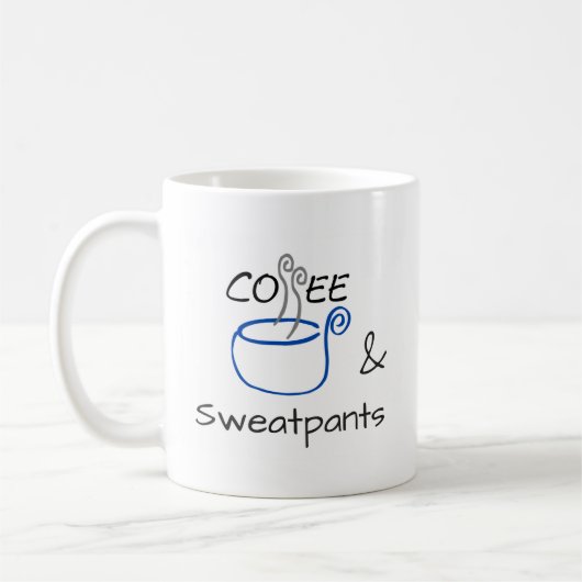 Koffie en Sweatpants Koffiemok (Links)
