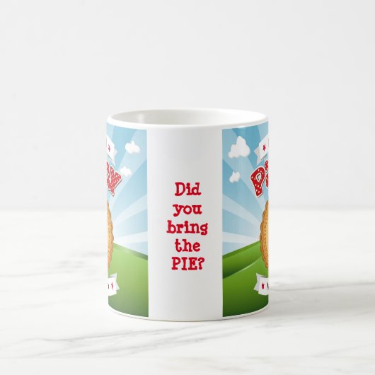 Koffie en TAART op Pi Day Koffiemok (Center)