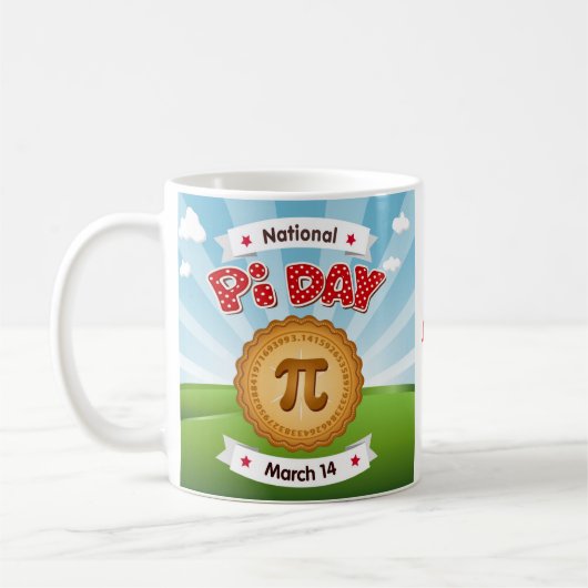 Koffie en TAART op Pi Day Koffiemok (Links)