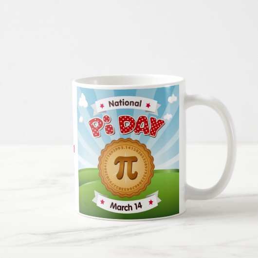 Koffie en TAART op Pi Day Koffiemok (Rechts)