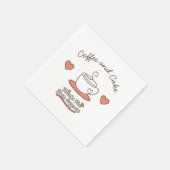 Koffie en Taart Servet (Hoek)