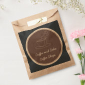 Koffie- en taartwinkel bedankzakje (Gezegeld)