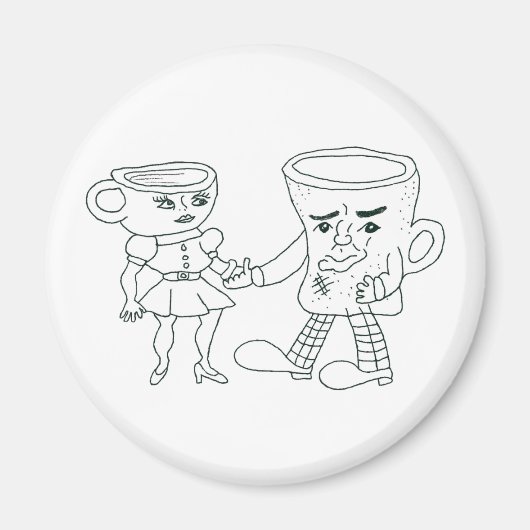 Koffie en Tea Magnet (Voorkant)