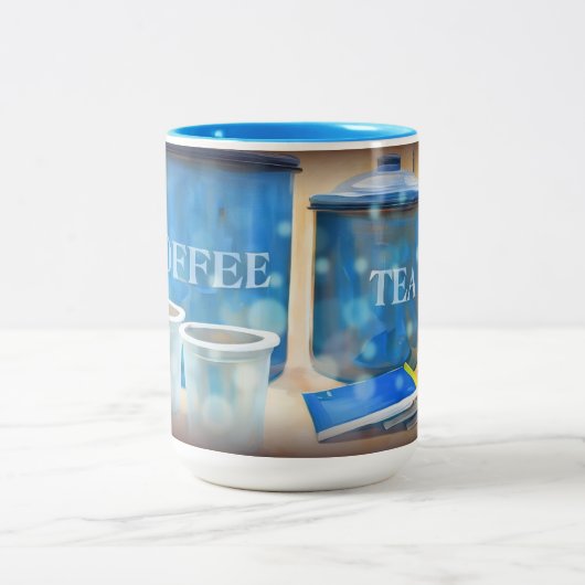Koffie en thee Afbeelding Mok (Center)