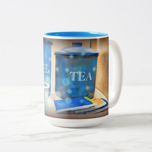 Koffie en thee Afbeelding Mok (Voorkant rechts)