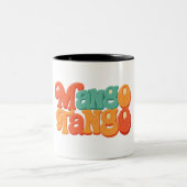 Koffie en thee cup mango tango tweekleurige koffiemok (Center)
