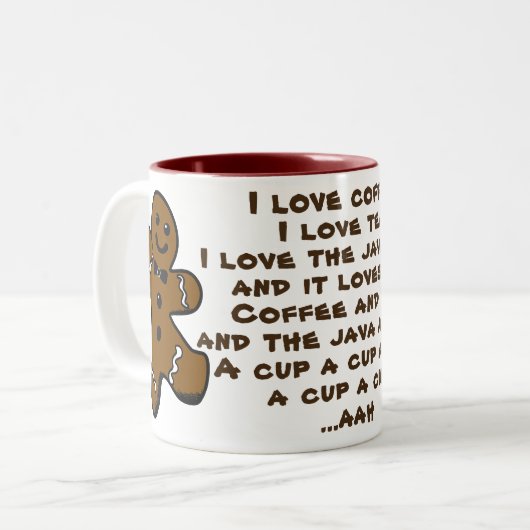 Koffie en thee, Java & Me Gingerbrood Man Mok (Voorkant links)