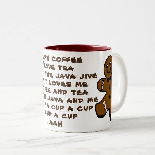 Koffie en thee, Java & Me Gingerbrood Man Mok (Voorkant rechts)