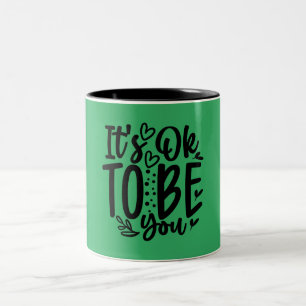 Koffie en thee kopjes: begin je dag goed tweekleurige koffiemok
