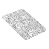 Koffie en theeblaadje magneet (Rechterzijde)