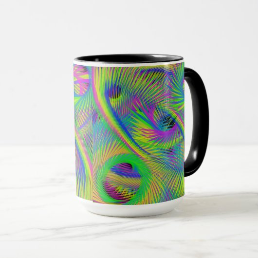 Koffie- en theekopje set/Vibes Mok | levendig (Voorkant rechts)