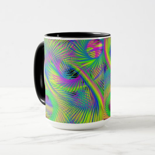 Koffie- en theekopje set/Vibes Mok | levendig (Voorkant links)