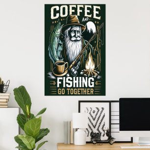 Koffie en Vist gaan samen Poster