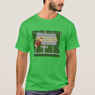 Koffie en voetbal in Kansas T-shirt