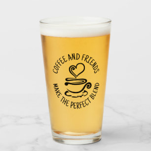 Koffie en vrienden, maak het perfecte mengsel glas