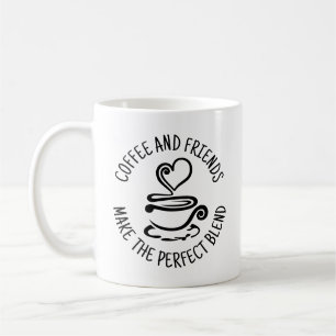 Koffie en vrienden, maak het perfecte mengsel koffiemok