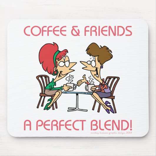 KOFFIE EN VRIENDEN... MUISMAT (Voorkant)
