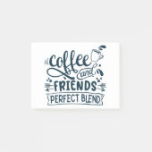 Koffie en vrienden perfecte combinatie post-it® notes (Voorkant)