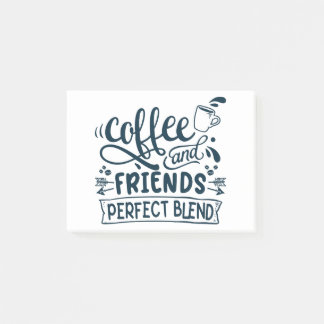 Koffie en vrienden perfecte combinatie post-it® notes