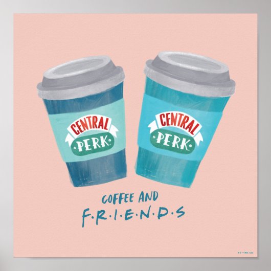 Koffie en VRIENDEN™ Poster (Voorkant)