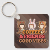 Koffie en Vrienden Sleutelhanger (Voorkant)