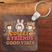 Koffie en Vrienden Sleutelhanger (Achterkant)