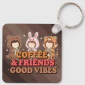 Koffie en Vrienden Sleutelhanger (Achterkant)