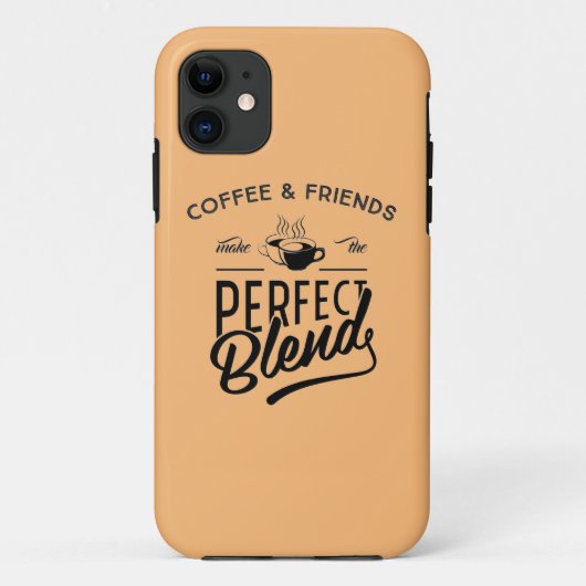 Koffie en vrienden vormen het perfecte mengsel Case-Mate iPhone case (Achterkant)