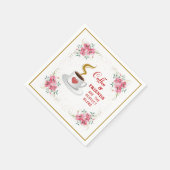 Koffie en vrienden zijn het perfecte mengsel servet (Hoek)