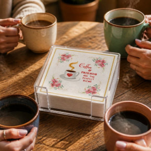 Koffie en Vrienden Zijn het Perfecte Mengsel Servet