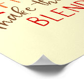 Koffie en vriendinnetje in Bistro Art Typografie Poster (Hoek)