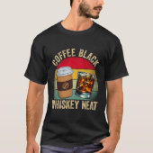 Koffie en whisky Drink drinkers T-shirt (Voorkant)