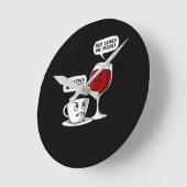 Koffie en wijn houden me meer van me ronde klok (Hoek)