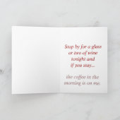 Koffie en Wijn Quotable Kaart (Binnen)