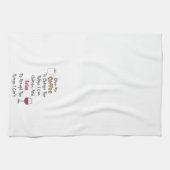 Koffie en wijn theedoek (Horizontaal)