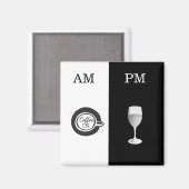 Koffie- en wijnmagneten magneet (Voorkant / Achterkant)