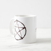 Koffie- en wittekentakel koffiemok (Voorkant links)