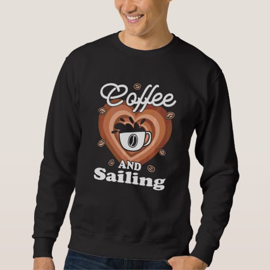 Koffie en zeilen trui (Voorkant)