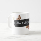 Koffie en Zelfvertrouwen Koffiemok (Voorkant links)