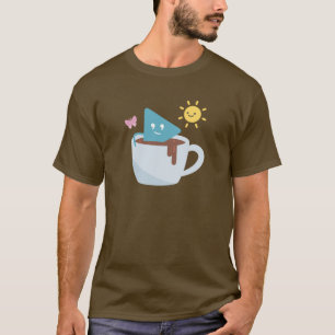 Koffie en zonneschijn t-shirt