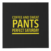 Koffie- en zweetbroek perfect zaterdag kubus (Rechts)