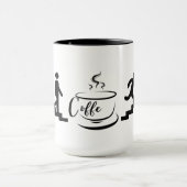 Koffie Energie Batterij Niveau Ontwerp Mok (Midden)