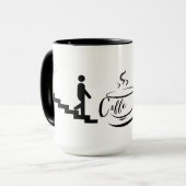 Koffie Energie Batterij Niveau Ontwerp Mok (Voorkant links)