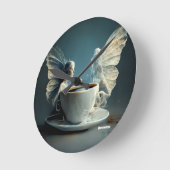 Koffie Engelen Artistieke Klok (Hoek)