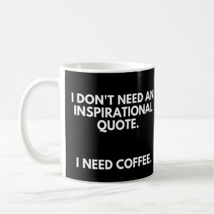 Koffie-enthousiastelingen Funny Inspirerend Citaat Koffiemok