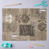 Koffie Ephemera Adverteren Decoupage Art Tissuepapier (Craft)